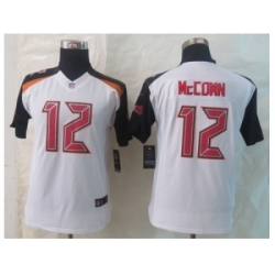 Nike Youth Tampa Bay Buccaneers #12 McCown White Jerseys(2014 New)