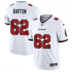Youth Tampa Bay Buccaneers 62 Graham Barton White 2024 Draft Vapor Untouchable Limited Stitched Jersey