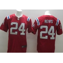 Nike New England Patriots 24 Darrelle Revis Red Elite NFL Jersey