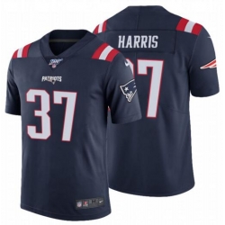 Nike New England Patriots 37 Damien Harris Navy 100th Season Vapor Untouchable Limited Jersey