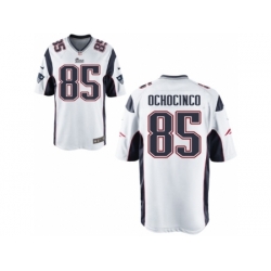 Nike New England Patriots 85 Chad Ochocinco White Game NFL Jersey