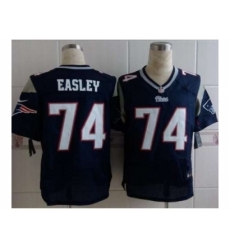 Nike new england patriots 74 Dominique Easley blue Elite NFL Jersey