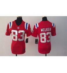 Nike Women New England Patriots #83 Wes Welker red jerseys