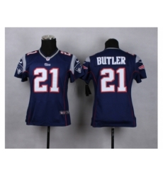 Youth Nike New England Patriots #21 butler blue jerseys