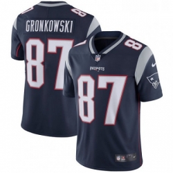 Youth Nike New England Patriots 87 Rob Gronkowski Navy Blue Team Color Vapor Untouchable Limited Player NFL Jersey