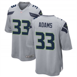 Men Seahawks 33 Jamal Adams Grey Vapor Limited Stitched NFL jersey