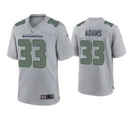 Men Seattle Seahawks 33 Jamal Adams Grey Atmosphere Fashion Stitched Game Jersey