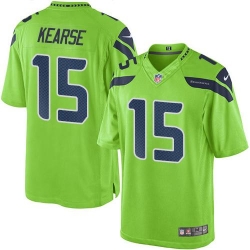 Nike Seahawks #15 Jermaine Kearse Green Mens Stitched NFL Limited Rush Jersey