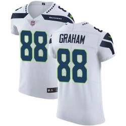 Nike Seahawks #88 Jimmy Graham White Mens Stitched NFL Vapor Untouchable Elite Jersey