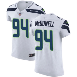 Nike Seahawks #94 Malik McDowell White Mens Stitched NFL Vapor Untouchable Elite Jersey