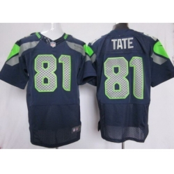 Nike Seattle Seahawks 81 Golden Tate Blue Elite NFL Jersey