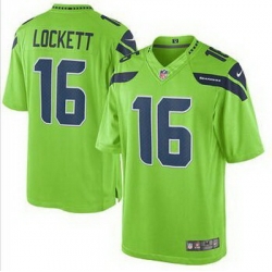 Seattle Seahawks Nike Color Rush Custom Limited Jersey  Green