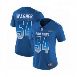 Womens Nike Seattle Seahawks 54 Bobby Wagner Limited Royal Blue NFC 2019 Pro Bowl NFL Jersey