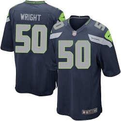 Nike Seahawks #50 K J  Wright Steel Blue Team Color Youth Stitched NFL Elite Jersey