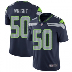 Nike Seahawks #50 K J  Wright Steel Blue Team Color Youth Stitched NFL Vapor Untouchable Limited Jersey