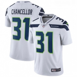 Youth Nike Seattle Seahawks 31 Kam Chancellor Elite White NFL Jersey