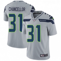 Youth Nike Seattle Seahawks 31 Kam Chancellor Grey Alternate Vapor Untouchable Limited Player NFL Jersey