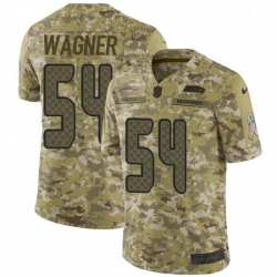 Youth Nike Seattle Seahawks 54 Bobby Wagner Limited Camo 2018 Salute to Service NFL Jersey