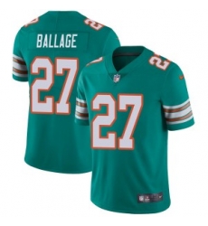 Kalen Ballage Miami Dolphins men Limited Alternate Vapor Untouchable Nike Jersey Aqua