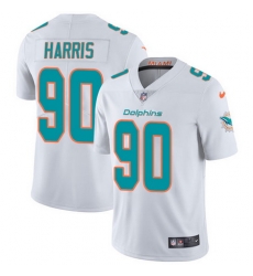 Nike Dolphins #90 Charles Harris White Mens Stitched NFL Vapor Untouchable Limited Jersey