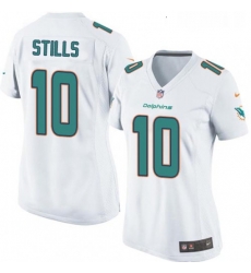 Womens Nike Miami Dolphins 10 Kenny Stills Game White NFL Jersey