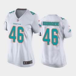 women noah igbinoghene miami dolphins white game jersey 