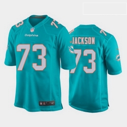 youth austin jackson miami dolphins aqua game jersey 