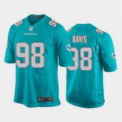 youth raekwon davis miami dolphins aqua game jersey 