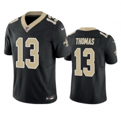 Men New Orleans Saints 13 Michael Thomas Black 2023 F U S E  Vapor Untouchable Limited Stitched Jersey