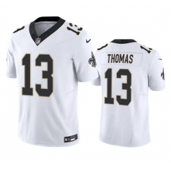 Men New Orleans Saints 13 Michael Thomas White 2023 F U S E  Vapor Untouchable Limited Stitched Jersey