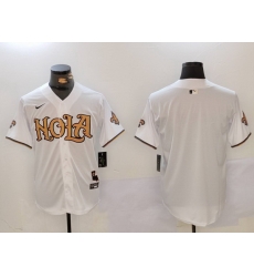 Men New Orleans Saints Blank White Cool Base Stitched Baseball Jersey