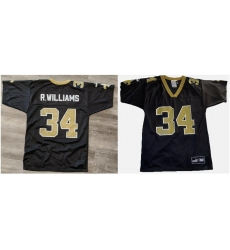 Men Puma ricky Williams new Orleans saints Black NFL Jersey