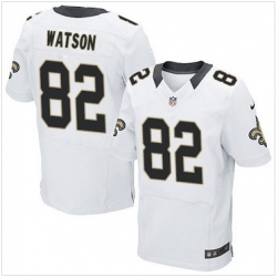 Nike New Orleans Saints #82 Benjamin Watson White Mens Stitched NFL Elite Jersey