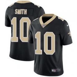 Nike Saints #10 Tre Quan Smith Black Team Color Mens Stitched NFL Vapor Untouchable Limited Jersey