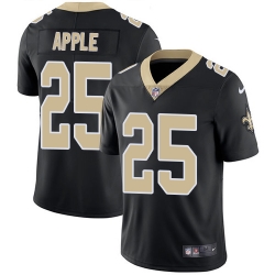 Nike Saints #25 Eli Apple Black Team Color Men Stitched NFL Vapor Untouchable Limited Jersey