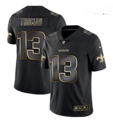 Saints 13 Michael Thomas Black Gold Vapor Untouchable Limited Jersey