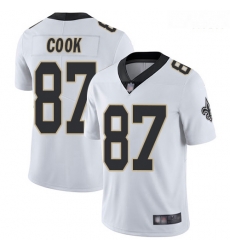 Saints 87 Jared Cook White Men Stitched Football Vapor Untouchable Limited Jersey