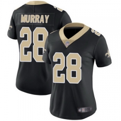 Saints 28 Latavius Murray Black Team Color Womens Stitched Football Vapor Untouchable Limited Jerseys