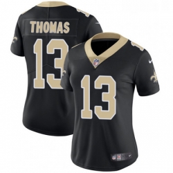 Womens Nike New Orleans Saints 13 Michael Thomas Black Team Color Vapor Untouchable Limited Player NFL Jersey