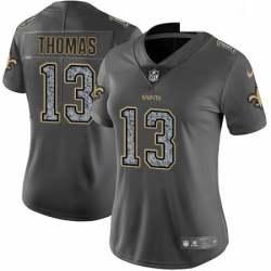 Womens Nike New Orleans Saints 13 Michael Thomas Gray Static Vapor Untouchable Limited NFL Jersey