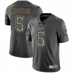 Youth Nike New Orleans Saints 5 Teddy Bridgewater Gray Static Vapor Untouchable Limited NFL Jersey