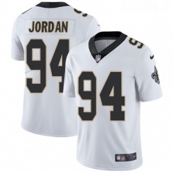 Youth Nike New Orleans Saints 94 Cameron Jordan White Vapor Untouchable Limited Player NFL Jersey