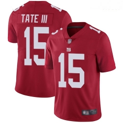 Giants 15 Golden Tate III Red Alternate Men Stitched Football Vapor Untouchable Limited Jersey