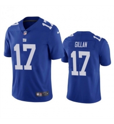 Men's New York Giants #17 Jamie Gillan Blue Vapor Untouchable Limited Stitched Jersey