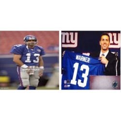 New York Giants#13 Warner blue eltie Jersey