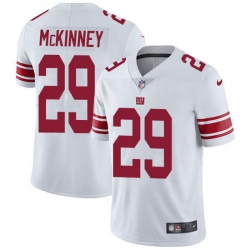 Nike Giants 29 Xavier McKinney White Men Stitched NFL Vapor Untouchable Limited Jersey