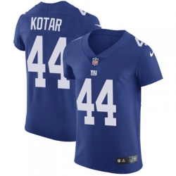 Nike Giants #44 Doug Kotar Royal Blue Team Color Mens Stitched NFL Vapor Untouchable Elite Jersey