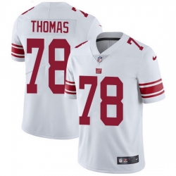 Nike Giants 78 Andrew Thomas White Men Stitched NFL Vapor Untouchable Limited Jersey