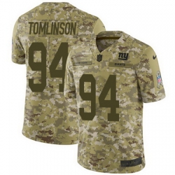 Nike Giants #94 Dalvin Tomlinson Camo Mens Stitched NFL Limited 2018 Salute To Service Jersey