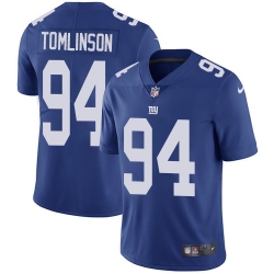 Nike Giants #94 Dalvin Tomlinson Royal Blue Team Color Mens Stitched NFL Vapor Untouchable Limited Jersey